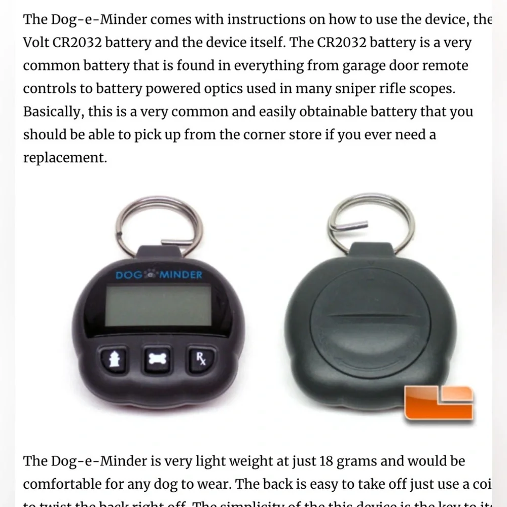 Dog e Minder Digital Pet Tracker - Black | SEALED
